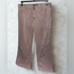 Linen Cotton Flared Pants